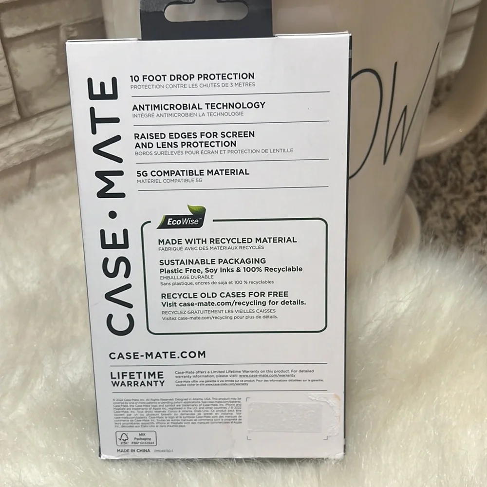 CASE MATE Karat Marble (MagSafe)iPhone 13 Case.